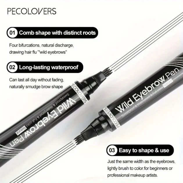 Waterproof 4-Tip Eyebrow Tattoo Pen - Image 6