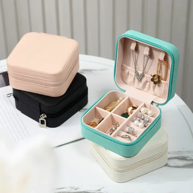 Portable Mini Travel Jewelry Storage Box - Image 2