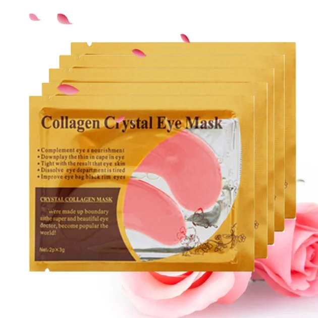 20Pcs Gold Collagen Crystal Eye Mask, Firming & Moisturizing Eye Patches - Image 5