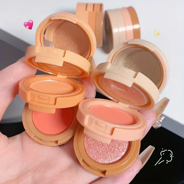 3-in-1 Blush, Highlighter & Contour Palette - Image 2