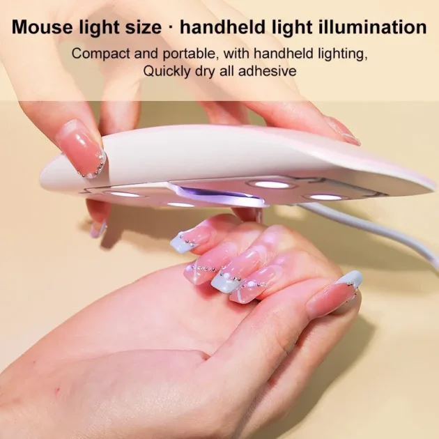 6W Mini UV Nail Dryer Lamp with USB Cable for Home Use - Image 5